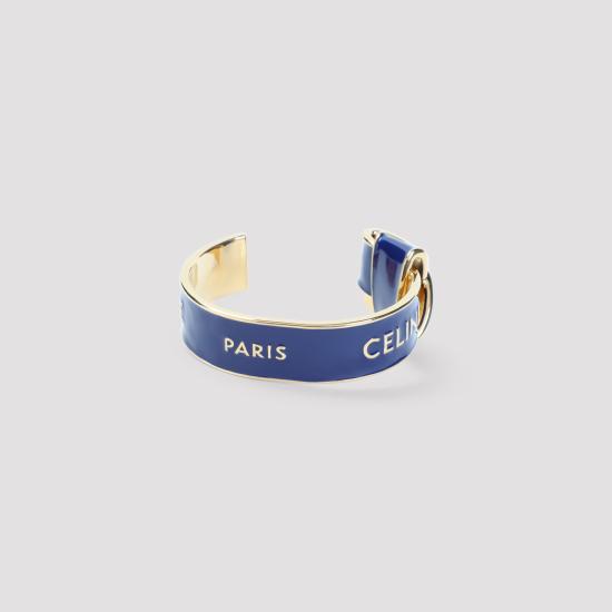 26FW 셀린느 팔찌 B107B3F67 GJZ0 NAVY GOLD - CELINE