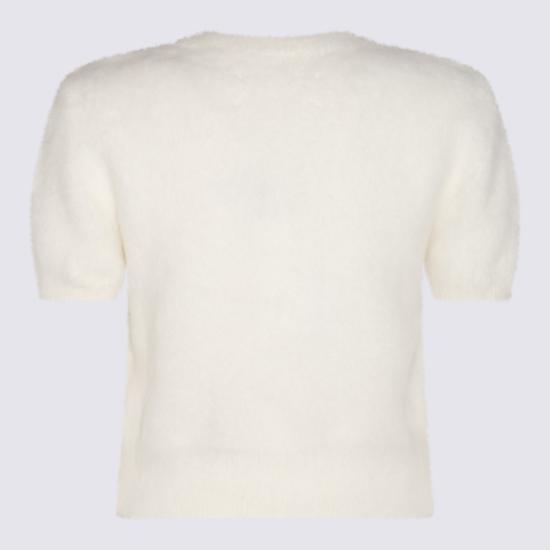  마르지엘라 스웨터 S29HL0003S18269101 White - MAISON MARGIELA