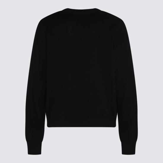  팜앤젤스 스웨터 PMHE054F23KNI0061025 Black - PALM ANGELS