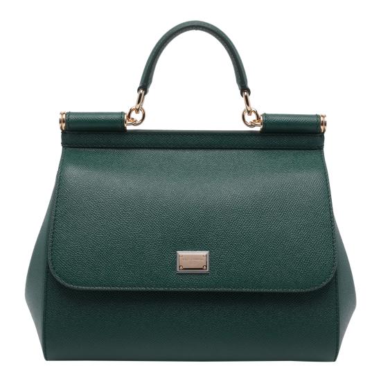 26FW 돌체앤가바나 라지 시실리 핸드백 BB6002 B100187399 Green