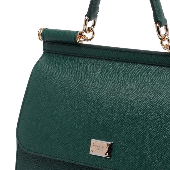 26FW 돌체앤가바나 라지 시실리 핸드백 BB6002 B100187399 Green - DOLCE & GABBANA