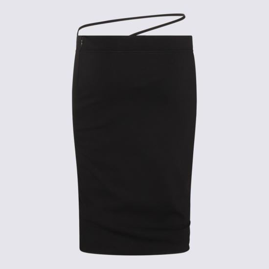  고쉬81 미디 스커트 42338100 Black - GAUGE81