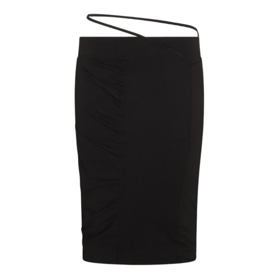  고쉬81 미디 스커트 42338100 Black
