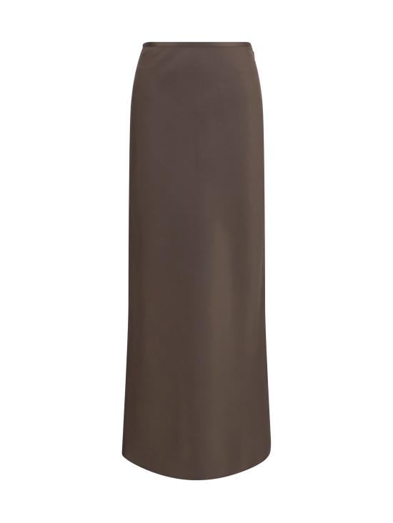 26FW 루루 드 세종 롱 스커트 ELI DARKBROWN