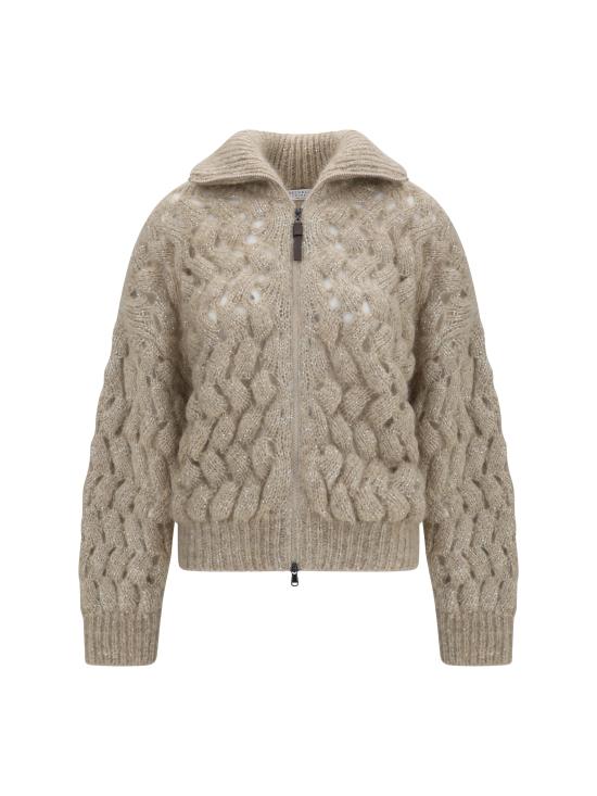 26FW 브루넬로 쿠치넬리 가디건 MNT347516 CMG59 BEIGE