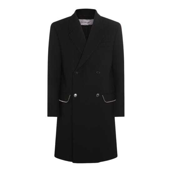  오프화이트 코트 OMER082F23FAB0011010 Black