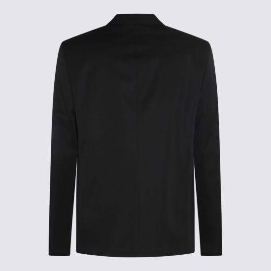  오프화이트 수트 자켓 OMEN063F23FAB0011010 Black - OFF WHITE