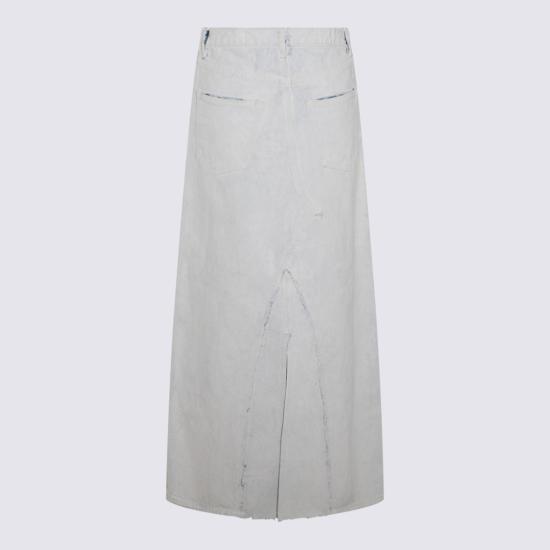  마르지엘라 롱 스커트 SI0MA0003S30561967 White - MAISON MARGIELA