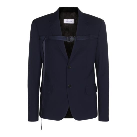  오프화이트 수트 자켓 OMEN081F23FAB0014747 Black