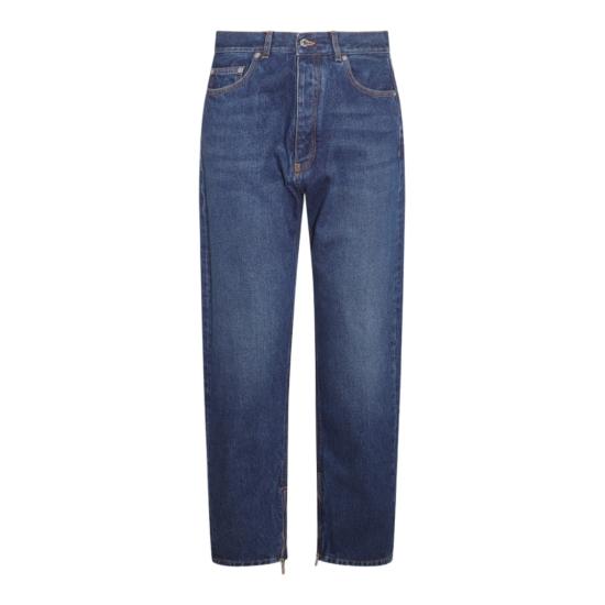  오프화이트 데님 팬츠 OMYA177F23DEN0024400 Blue