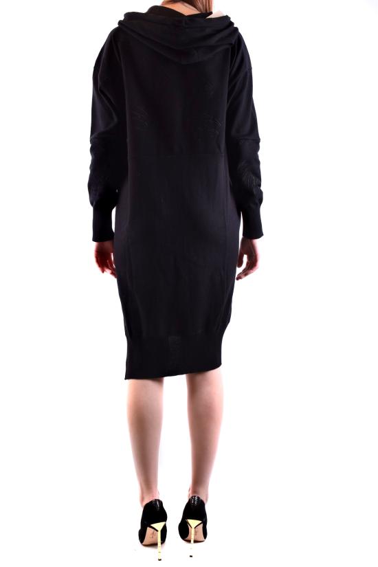  알렉산더 맥퀸 미디 원피스 559223 RNK45 1000 black - ALEXANDER MCQUEEN