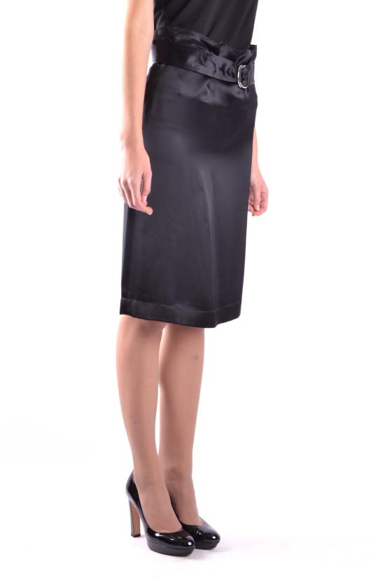  셀린느 미디 스커트 22J36 black - CELINE