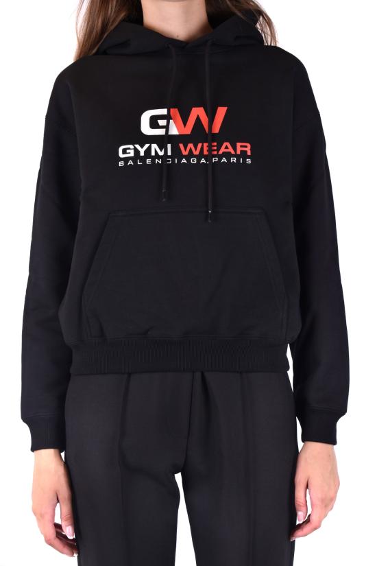  발렌시아가 후드 티셔츠 WLO 612959 TIVD4 1000 black