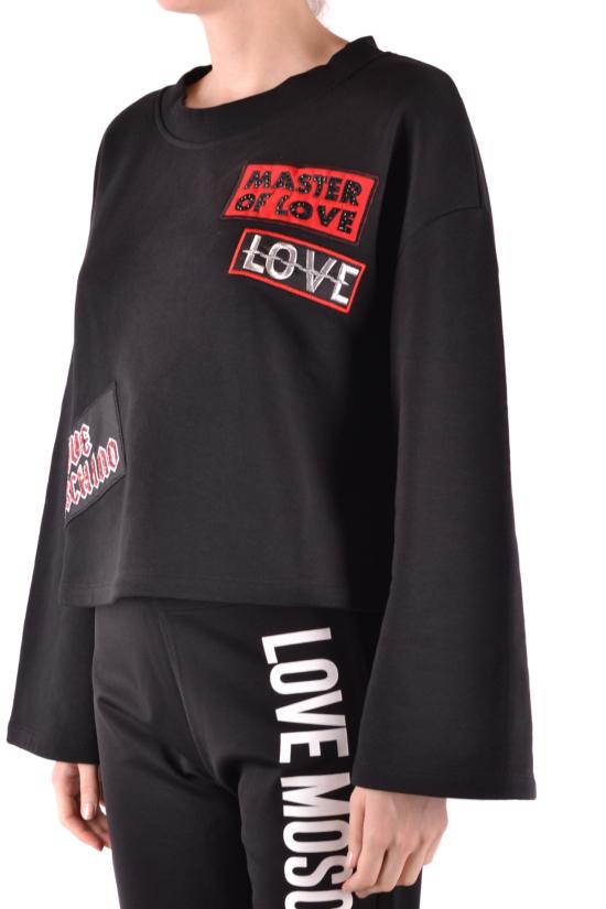  모스키노 긴팔 티셔츠 W 6 342 80 M 3843 black - MOSCHINO