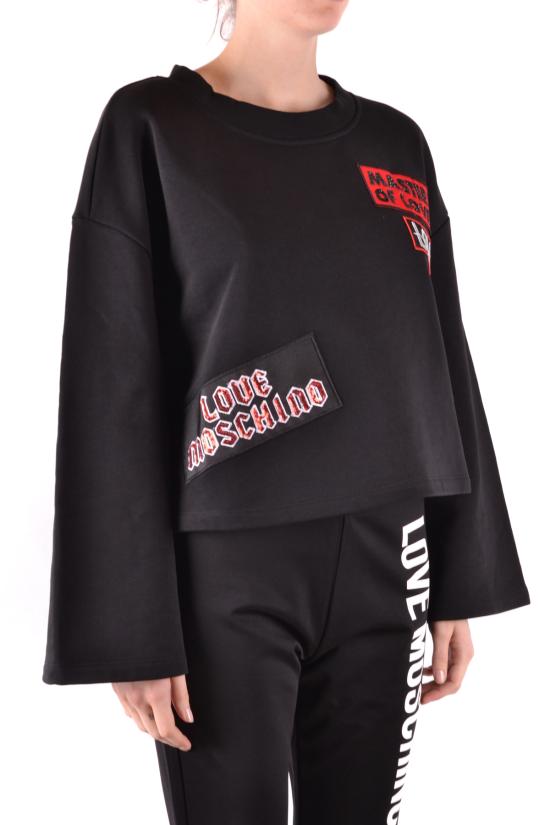  모스키노 긴팔 티셔츠 W 6 342 80 M 3843 black - MOSCHINO