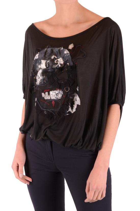  갈리아노 반팔 티셔츠 34 QR778440054 black - GALLIANO