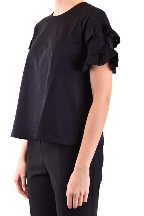  알렉산더 맥퀸 반팔 티셔츠 555487 RMH19 1000 black - ALEXANDER MCQUEEN