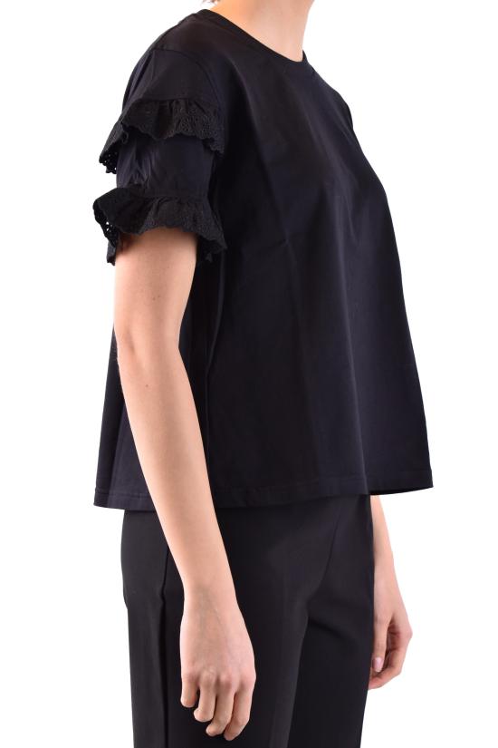  알렉산더 맥퀸 반팔 티셔츠 555487 RMH19 1000 black - ALEXANDER MCQUEEN