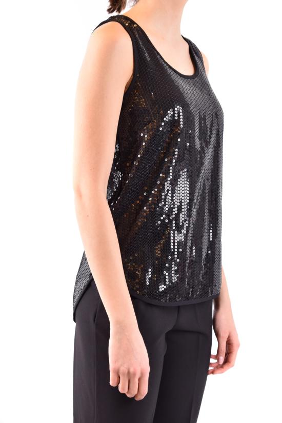  파로쉬 민소매 티셔츠 PLOTTER D3107143 black - PAROSH