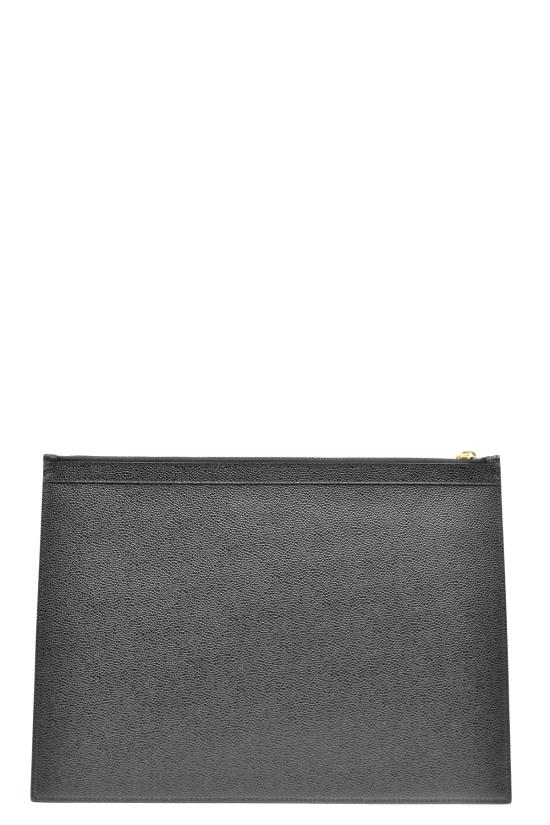  톰브라운 미디움 도큐먼트 홀더 MAC021L00198 001 black - THOM BROWNE