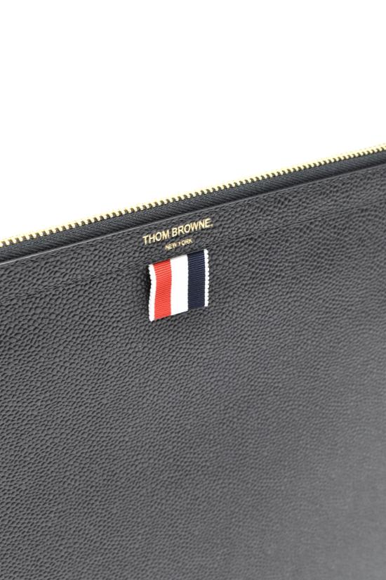  톰브라운 미디움 도큐먼트 홀더 MAC021L00198 001 black - THOM BROWNE