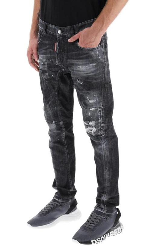  디스퀘어드2 데님 팬츠 S74LB1360 S30357 900 black - DSQUARED2