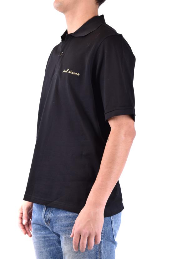  생로랑 폴로 티셔츠 BMK454127Y2TD11039 black - SAINT LAURENT