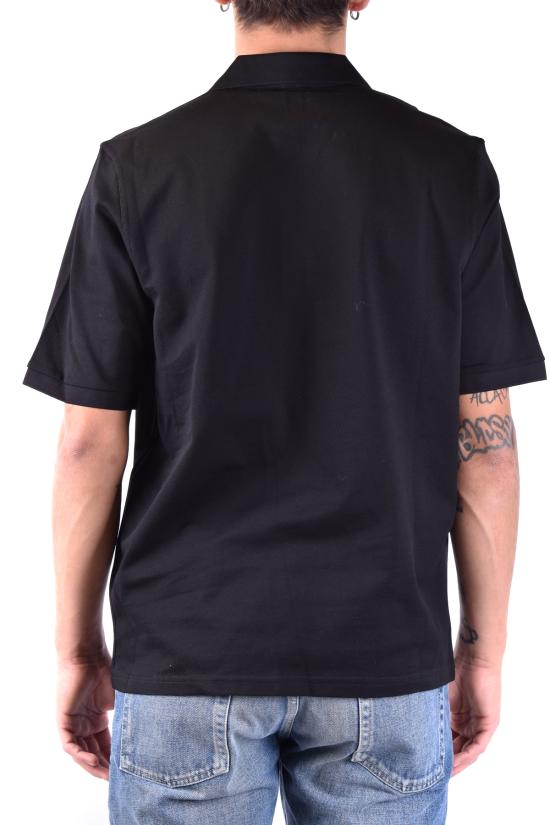  생로랑 폴로 티셔츠 BMK454127Y2TD11039 black - SAINT LAURENT
