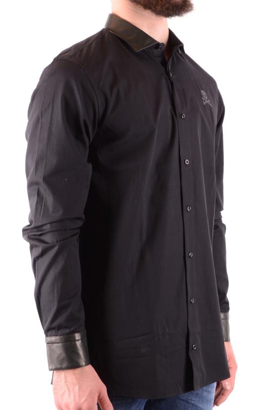  필립 플레인 긴팔 셔츠 WM13 HM330015 black - PHILIPP PLEIN