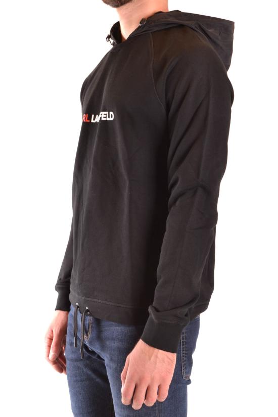  칼라거펠트 후드 티셔츠 705007 591908 990 black - KARL LAGERFELD