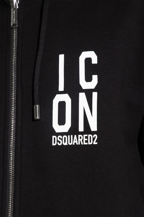  디스퀘어드2 후드 티셔츠 S79HG0012 S25516 900 black - DSQUARED2