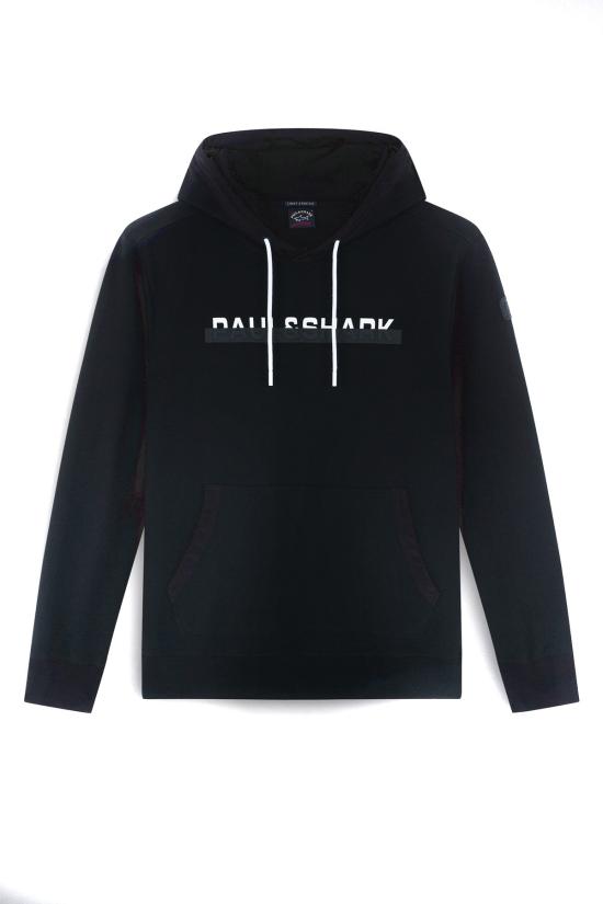  폴앤샤크 후드 티셔츠 13311824 black