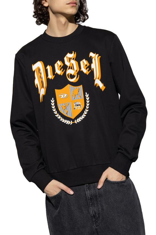  디젤 긴팔 티셔츠 A110530HAYT9XX black - DIESEL