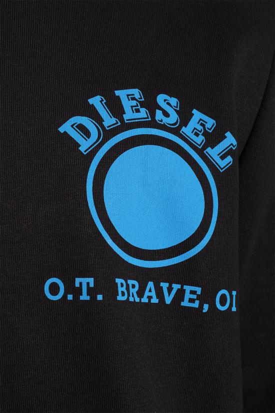  디젤 긴팔 티셔츠 A11061 0HAYT 9XX black - DIESEL