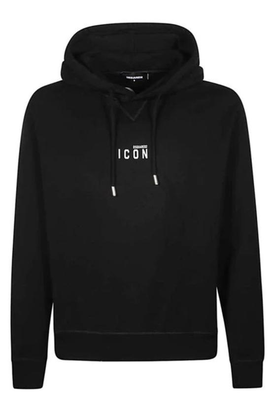  디스퀘어드2 후드 티셔츠 S79GU0010 S25516 COL 965 black