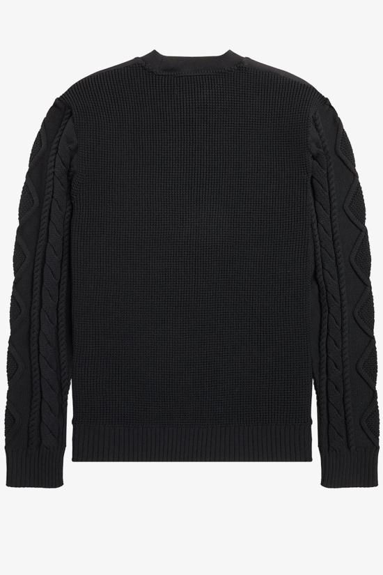  프레드페리 긴팔 티셔츠 M4630 102 black - FRED PERRY
