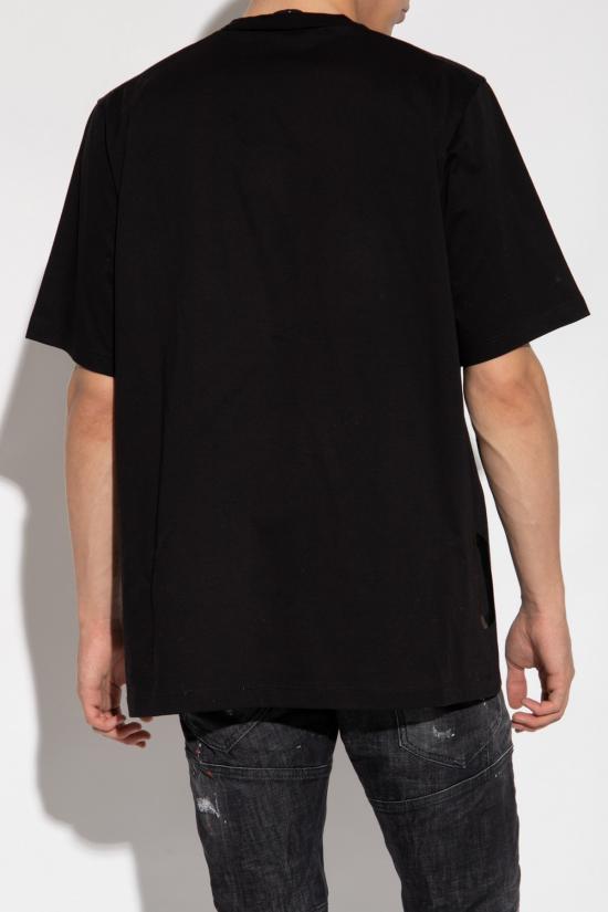  디스퀘어드2 반팔 티셔츠 S78GD0061 S23009 900 black - DSQUARED2