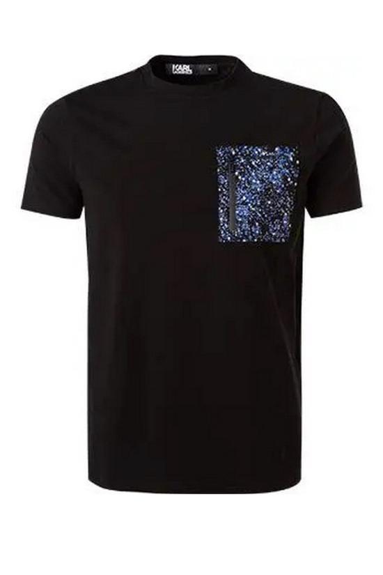 칼라거펠트 반팔 티셔츠 755084 531221 990 black