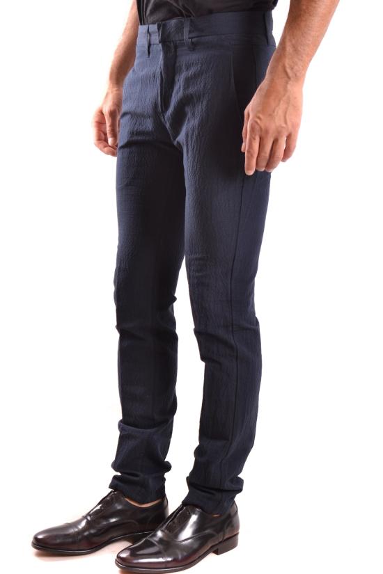  돈답 스트레이트 팬츠 UP235GS021UV black - DONDUP