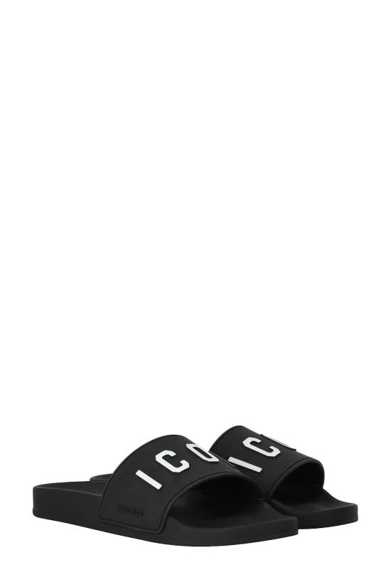  디스퀘어드2 뮬/슬리퍼 FFM0023172035162124 black - DSQUARED2