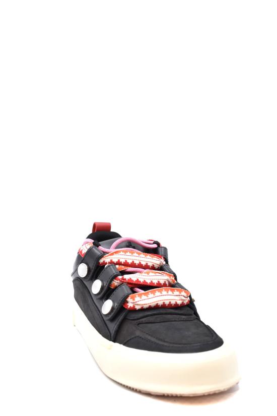  마르셀로 불론 스니커즈 CMIA097F22LEA001 black - MARCELO BURLON