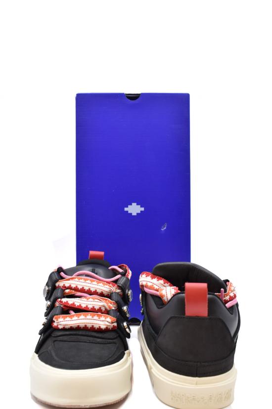  마르셀로 불론 스니커즈 CMIA097F22LEA001 black - MARCELO BURLON