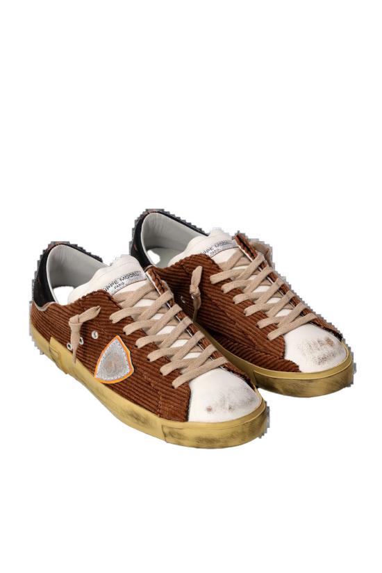  필립모델 스니커즈 PRLU EW01 brown - PHILIPPE MODEL
