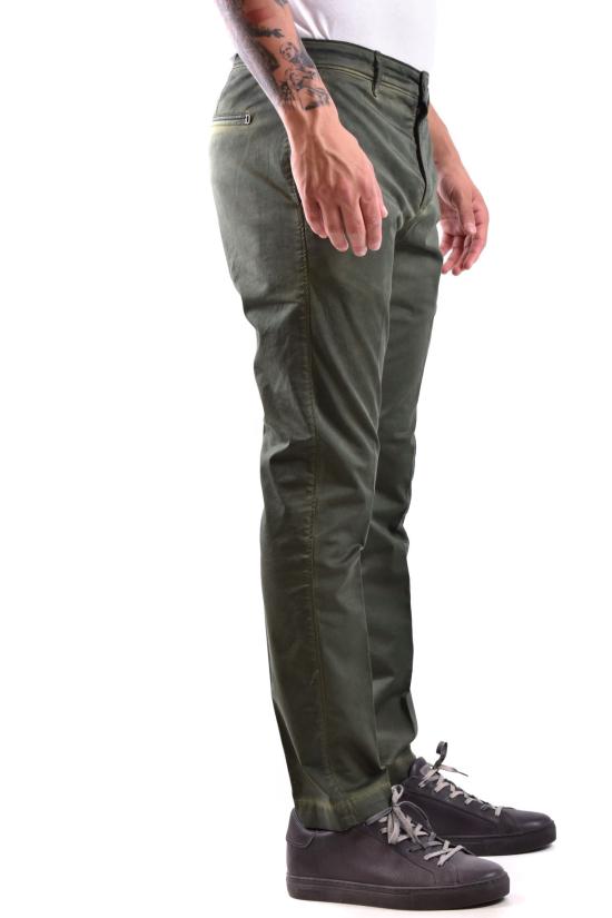  돈답 스트레이트 팬츠 UP570 RSE036X BN9 626 green - DONDUP