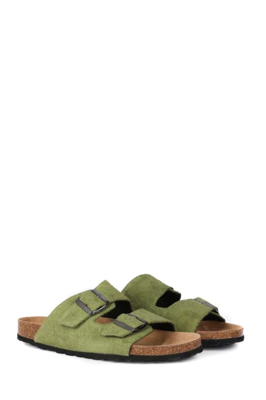  세인트바쓰 뮬/슬리퍼 TERRY 52 green