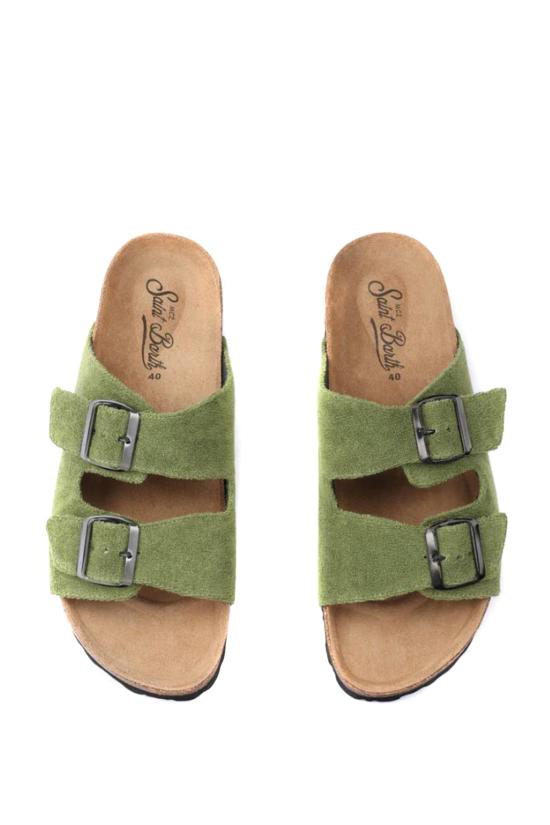  세인트바쓰 뮬/슬리퍼 TERRY 52 green - MC2 SAINT BARTH