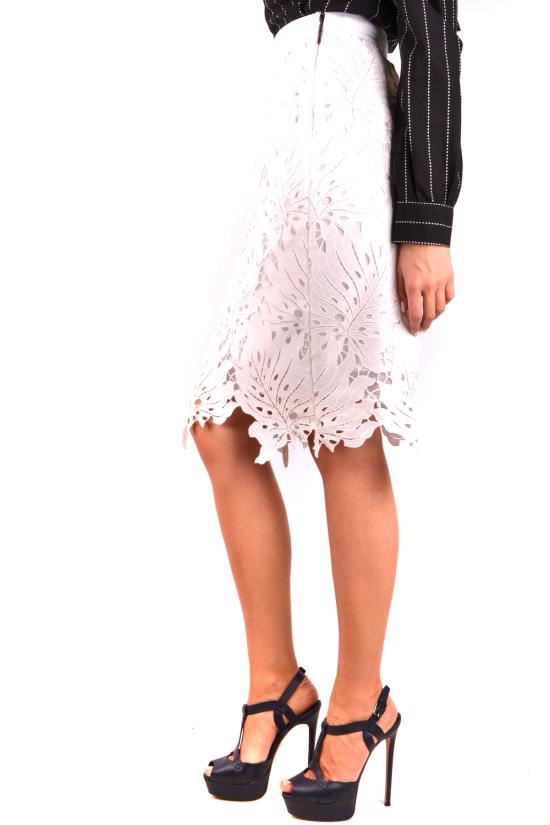  엠에스지엠 미디 스커트 2441MDD13 184121 white - MSGM
