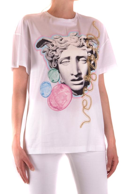  베르사체 반팔 티셔츠 1A81259A201952A1001 white - VERSACE