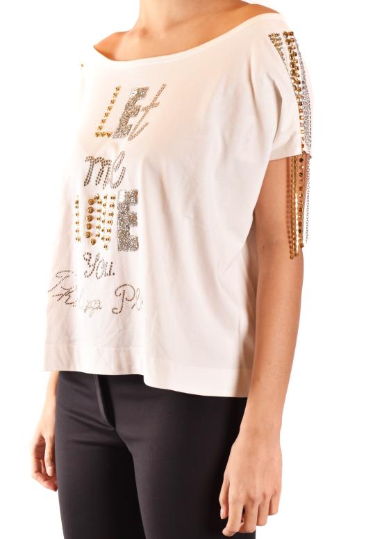  필립 플레인 반팔 티셔츠 F17CWTK0248PJY002N white - PHILIPP PLEIN
