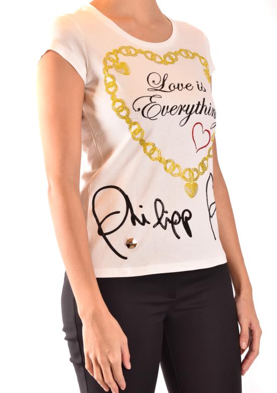  필립 플레인 반팔 티셔츠 P17C WTK0066 PJY006N white - PHILIPP PLEIN